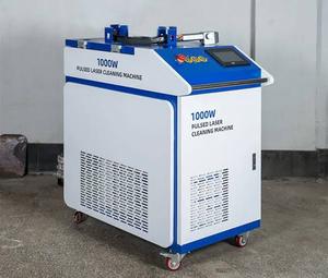 เครื่องกำจัดสนิมด้วยเลเซอร์ 1000W เครื่องทำความสะอาดด้วยไฟเบอร์เลเซอร์แบบพัลส์ สำหรับกำจัดสนิม สี และกาว แบบพกพา สำหรับเหล็ก ความเร็ว 15-30 เมตร/ชั่วโมง - Product Image 5