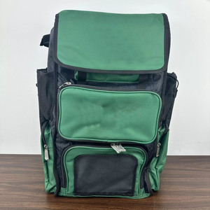 Bolsa de bate de béisbol Softball Superpack Negro Verde Ganchos colgantes completos - Product Image 1