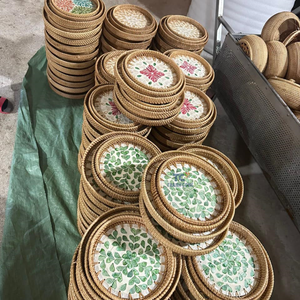 Best Seller Ramadan Trays Eid Trays Mother of Pearl Serving Trays for Arabian Made in Viet Nam - Product Image 4