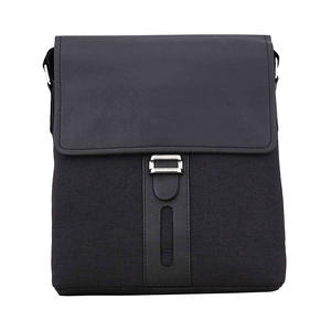 Large Capacity Fashionable Genuine Leather Business <b>Messenger</b> <b>Bag</b> Waterproof PU Leather Adjustable for <b>Men</b> Women'<b>s</b> Travel Solid - Product Image 3