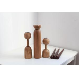 Ensemble de bougeoirs en bois faits à la main, vente chaude, pour la décoration de la maison, Noël, salon et table à manger, meilleur prix - Product Image 1