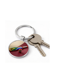 Llavero con Colgante de Acero Inoxidable del Equipo de Cricket de Sudáfrica, Ligero, a la Moda, Recuerdo Nacional - Product Image 5