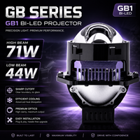 Projecteur LED 3 pouces, lentille de projecteur bi-LED, feux de croisement/route, phares laser bi-LED H4 H7 12V, amélioration des éclairages automobiles
