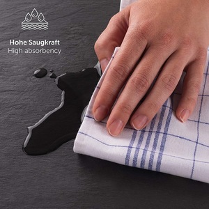 Strofinaccio da cucina tessuto di cotone lino strofinaccio stampa tessuto logo personalizzato 5,<span class=keywords><strong>10</strong></span> <span class=keywords><strong>set</strong></span> confezione strofinaccio - Product Image 4