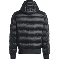 Vente en gros, coupe-vent personnalisé col montant, imperméable, respirant, bulle, matelassé, blousons de neige pour hommes