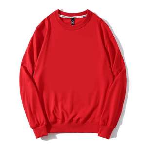 Fabricant Vente de gros Logo personnalisé Ras du cou Pull Pull French Terry Femmes Hommes Drop Shoulder Sweatshirt - Product Image 1