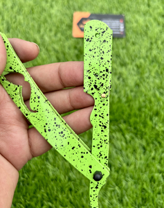 Rasoir droit en acier inoxydable bicolore de haute qualité pour hommes pour le visage et le corps toilettage gorge Shavette barbier-rasoir - Product Image 3