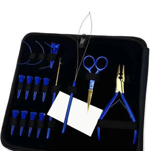 Kit Completo de Herramientas para Extensiones de Cabello Profesional, Alicates de Dos Orificios, Aguja, Anillo de Microenlace, Cierre de Cuentas y Juego de Herramientas para Abalorios - Product Image 3