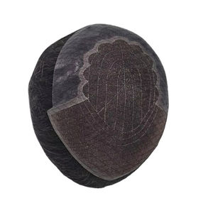 Perruque en cheveux humains Remy Taz Hair BD THB 2025 pour homme, vague corporelle, densité 150%, dentelle frontale, texture droite, cheveux chinois - Product Image 3