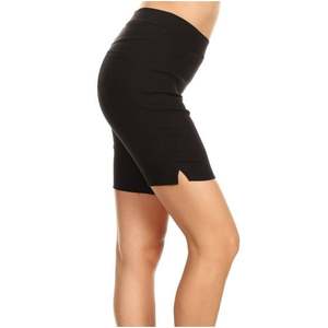Pantalones cortos deportivos para mujer, nuevo ciclismo acanalado, Jogging, Fitness, cintura alta, Push Up, pantalones cortos de gimnasio, mallas, pantalones cortos de Yoga, pantalones cortos - Product Image 3