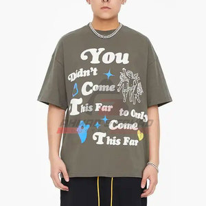 เสื้อยืดพิมพ์ลายพัฟสำหรับผู้ชายเสื้อยืดพิมพ์ลายสีพัฟแบบกำหนดเองทำจากประเทศปากีสถาน - Product Image 2