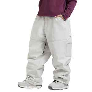 Pantalon de ski pour homme de qualité supérieure, nouveau pantalon de neige d'hiver, pantalon ample, jambe large, coupe ample, coupe-vent, imperméable, fermeture éclair pour les sports de plein air, pantalon de neige - Product Image 3