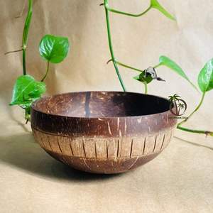 Bol en coquille de noix de coco naturelle, LOGO personnalisé sur demande, haute qualité, vente en gros du VIETNAM, décoration de la maison - Product Image 3
