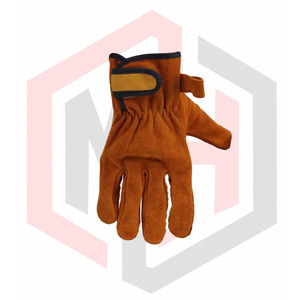 Venta al por mayor Guantes DE TRABAJO Guantes de seguridad de cuero Guantes de soldadura de cuero dividido de vaca para uso industrial - Product Image 2