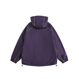 Veste coupe-vent unisexe flexible, imperméable, respirante, légère, pour la randonnée, la course à pied, design softshell, adaptée à toutes les saisons - Product Image 4