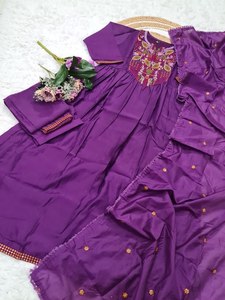 <b>Presenting</b> New Designer Party Wear Look Top-Plazzo and Dupatta With Heavy Embroidery Work - Product Image 6