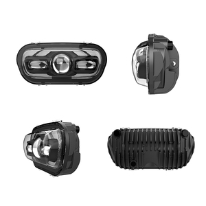Faro LED para Motocicleta con Certificación DOT, Luz Alta y Baja, Estilo King <span class=keywords><strong>Fat</strong></span> Boy para Harley <span class=keywords><strong>Fat</strong></span> <span class=keywords><strong>Bob</strong></span> 2008-<span class=keywords><strong>2019</strong></span> - Product Image 5