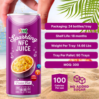 VINUT 330ml Sprankelende Passievruchtensap Vietnam Drank Groothandel OEM ODM Export Drankleverancier