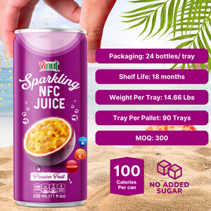 Boisson gazeuse au jus de passion 330 ml - Fabriqué au Vietnam, boisson gazeuse, meilleur prix, étiquette privée OEM/ODM et échantillon gratuit - Product Image 3