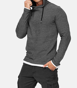 Sweats à capuche brodés d'hiver pour hommes personnalisés à séchage rapide pull en molleton 100% coton vêtements de plein air de haute qualité - Product Image 2