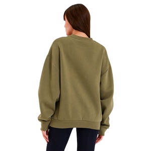 Sudaderas con Capucha para Mujer, Casuales, Holgadas, de Manga Corta y Larga, de Algodón Suave, para Invierno, con Logotipo Frontal Personalizable, en Varios Colores y Tallas - Product Image 2