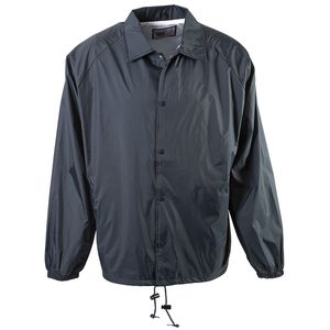 Vestes d'entraîneurs rouges personnalisées Bouton couvert Entraîneurs pour hommes Vestes d'entraîneurs de couleur pour femmes Veste imperméable en nylon - Product Image 6