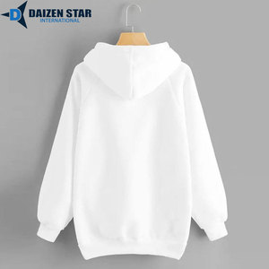 Sweat-shirts à capuche écologiques pour femmes, couleur unie, 100% coton molletonné, respirant, broderie 3D, lavage à sec, séchage rapide, hiver - Product Image 6