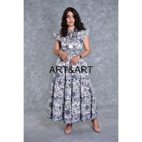 Robes mini en jean pour femmes, personnalisées, style Y2K, imprimées numériquement à motifs floraux, 100% coton, écologiques, décontractées, à franges, vente en gros