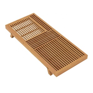 Tumbona moderna tumbona Silla de piscina Silla de playa silla larga de madera de teca equipada con cojines de espuma suave súper cómodos - Product Image 6