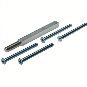 OGRO 8x8 mm Pin Mounting Set with M5 X 65 64-72 mm Square Screw <b>Hooks</b> & Rails Product Category - Product Image 3