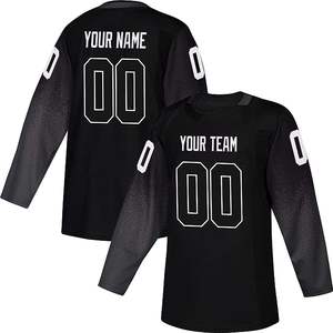 Maillot de hockey sur glace personnalisé de haute qualité, best-seller, broderie, tissu 100% polyester écologique, coupe-vent - Product Image 6