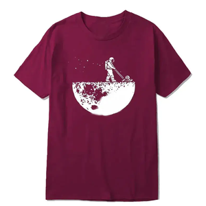 T-shirts de luxe en coton épais 5 Spandex pour hommes Streetwear imprimé à motif solide graphique surdimensionné personnalisé à manches courtes - Product Image 5