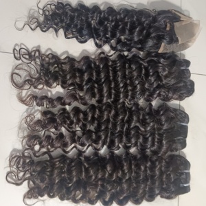 Perruques de cheveux humains bruts avec lace frontal Extensions directes d'usine Loose Deep Wave Style Cuticule Cheveux alignés - Product Image 2