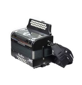 NOUVEAU ACCORDÉON DIATONIQUE HO-RNER BLACK PANTHER 3 RANGÉES ORIGINAL HAUTE QUALITÉ INDUSTRIEL OEM ODM GARANTIE 1 AN - Product Image 1