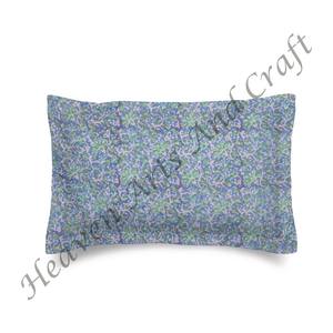 Fundas de almohada para decoración del hogar Funda De Almohada Bohemia con estampado de bloque de mano Funda de almohada de algodón para uso en hoteles - Product Image 5