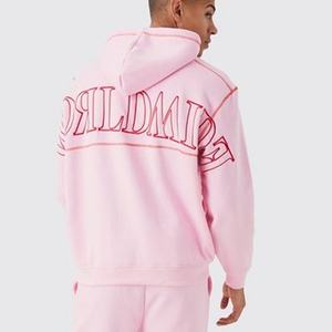 Survêtements amples pour hommes en molleton 100 % coton respirant et à séchage rapide, personnalisés par le meilleur fabricant, grandes tailles, imprimés, techniques - Product Image 5