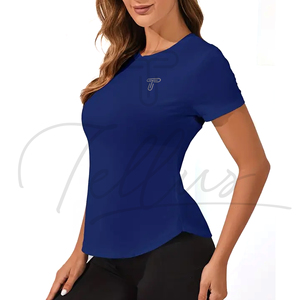 Hot Sale Women's Formal Crocheted Tank <b>Tops</b> with Front Logo Quick Dry Breathable Custom Colors - Product Image 3