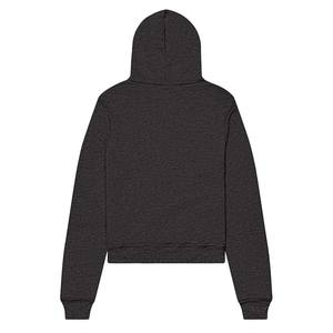 เสื้อฮู้ดครอปมีซับในขนแกะสำหรับผู้หญิง มีกระเป๋า - Product Image 6