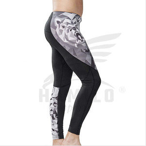 2024 Pantalon de yoga à séchage rapide pour homme OME Service personnalisé Leggings personnalisés à imprimé solide en taille XL avec logo de taille et décoration en maille - Product Image 1