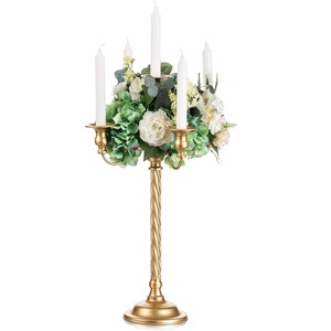 Vente chaude Look attrayant bougeoir Style européen bougeoir pour l'église fête de mariage intérieur maison - Product Image 3