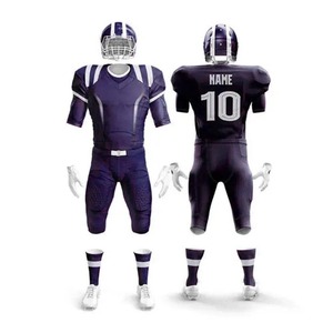 Uniforme de fútbol americano personalizado de tela duradera de alta calidad con diseño de equipo personalizado para uso profesional y Recreativo - Product Image 2
