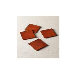 Sous-verre en cuir avec Logo personnalisé, ensemble de sous-verres ronds et carrés avec support et taille personnalisée, prix bon marché - Product Image 5