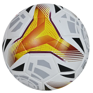 Balón de fútbol inflable oficial de alta calidad, PU sintético laminado con paneles sellados con pegamento para entrenamiento - Product Image 1
