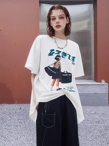 Camisetas Gráficas Estampadas al por Mayor con Logo Personalizado, de Corte Holgado y Tejido Pesado, Estilo Urbano, 250 GSM, 100% Algodón, Camisetas Cortas para Hombre - Product Image 3