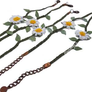 ชุดเครื่องประดับแฟชั่น10ชิ้นสร้อยข้อมือเดซี่ลูกไม้แบบเข็ม - Product Image 1