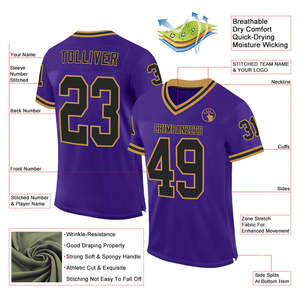 Maillot de football américain d'entraînement Uniforme respirant personnalisé pour les équipes de jeunes Clubs universitaires Écoles et pratique de niveau professionnel - Product Image 2
