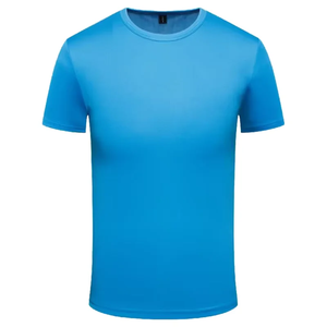 Camiseta bordada con logotipo personalizado 100% algodón de secado rápido y transpirable Ajuste de gran tamaño para actividad de equipo estampado personalizado - Product Image 3