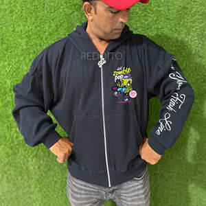 Fabricant professionnel Personnalisé Conçu Brodé Polaire Fermeture Éclair Hoodies Hommes Coton Usine Directement Pas Cher Prix Sweatshirts - Product Image 1