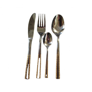 Ensemble de couverts plaqués cuivre sur mesure, vente en gros, ensemble de couteaux et de cuillères folkloriques, ensemble de couverts en métal faits à la main, finition unique - Product Image 5