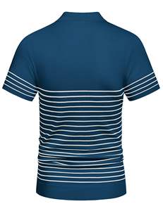 Chemise de golf élégante pour hommes, uniforme de golf imprimé, anti-rides, chemise de golf en coton grande taille pour hommes - Product Image 2